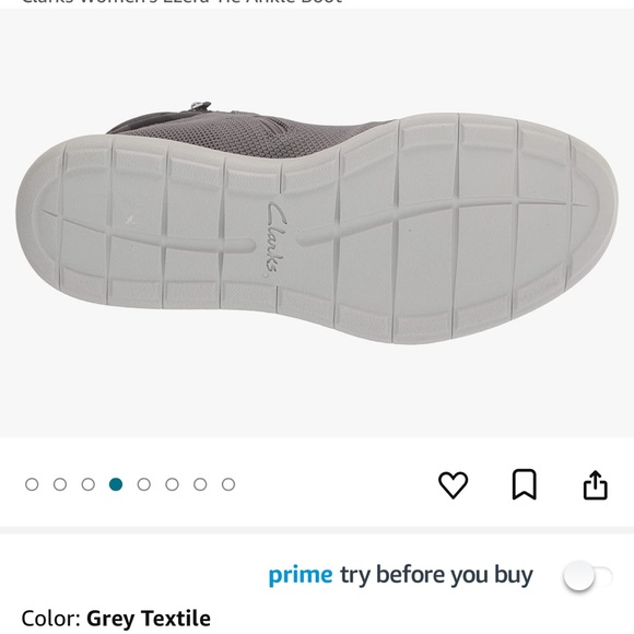 Clarks CLOUDSTEPPERS High Tops w/camo feature in Gray Size 91/2 - Picture 8 of 10